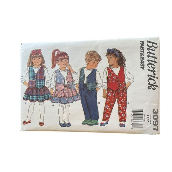 VTG. Lot 8 McCall's Patterns Annie Girls Boys Dresses Suits Jumpers Mid Century - Picture 9 of 9